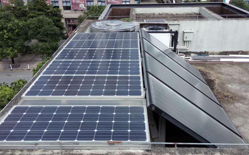 万科城3KW平屋顶太阳能案例